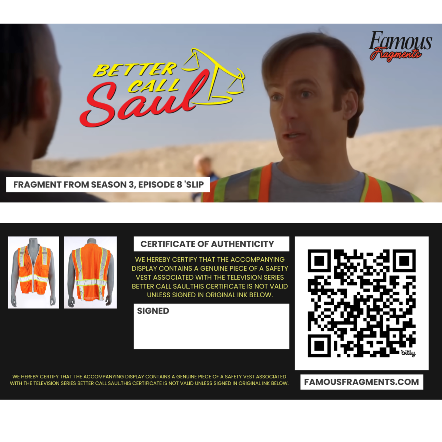 Authentic 'Better Call Saul' Prop For Sale